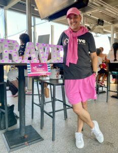 Cody Buchholz, Chief Marketing Officer at Rave Financial Credit Union serves as a Men Wear Pink Ambassador to raise awareness and funds for the American Cancer Society.